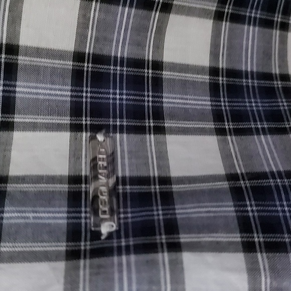 Dsquared Blue and White Plaid Made in Italy Button Down Shirt Size 48 - Picture 5 of 8